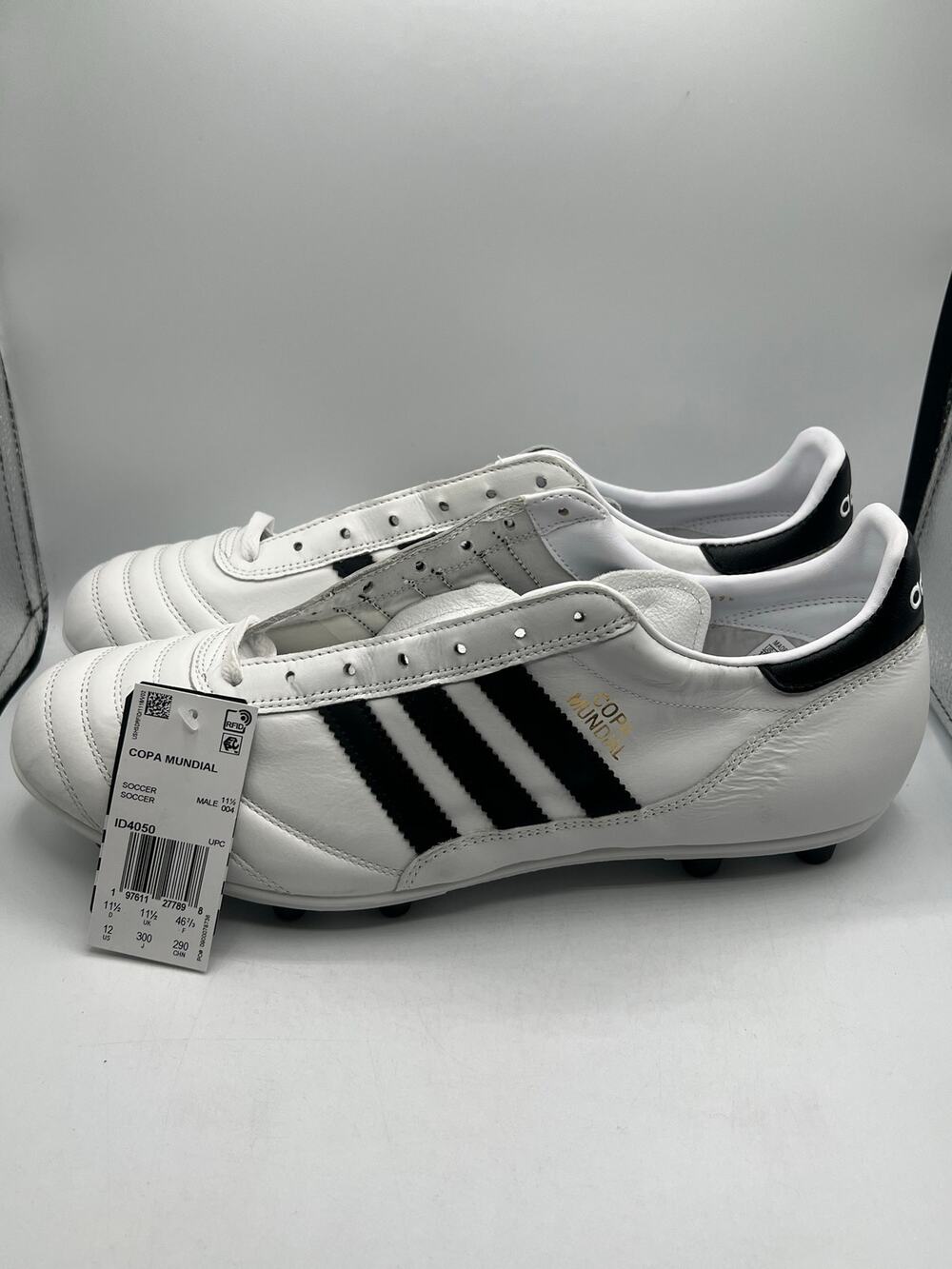Adidas Copa Mundial FG ‘White Black’ size 12 men’s